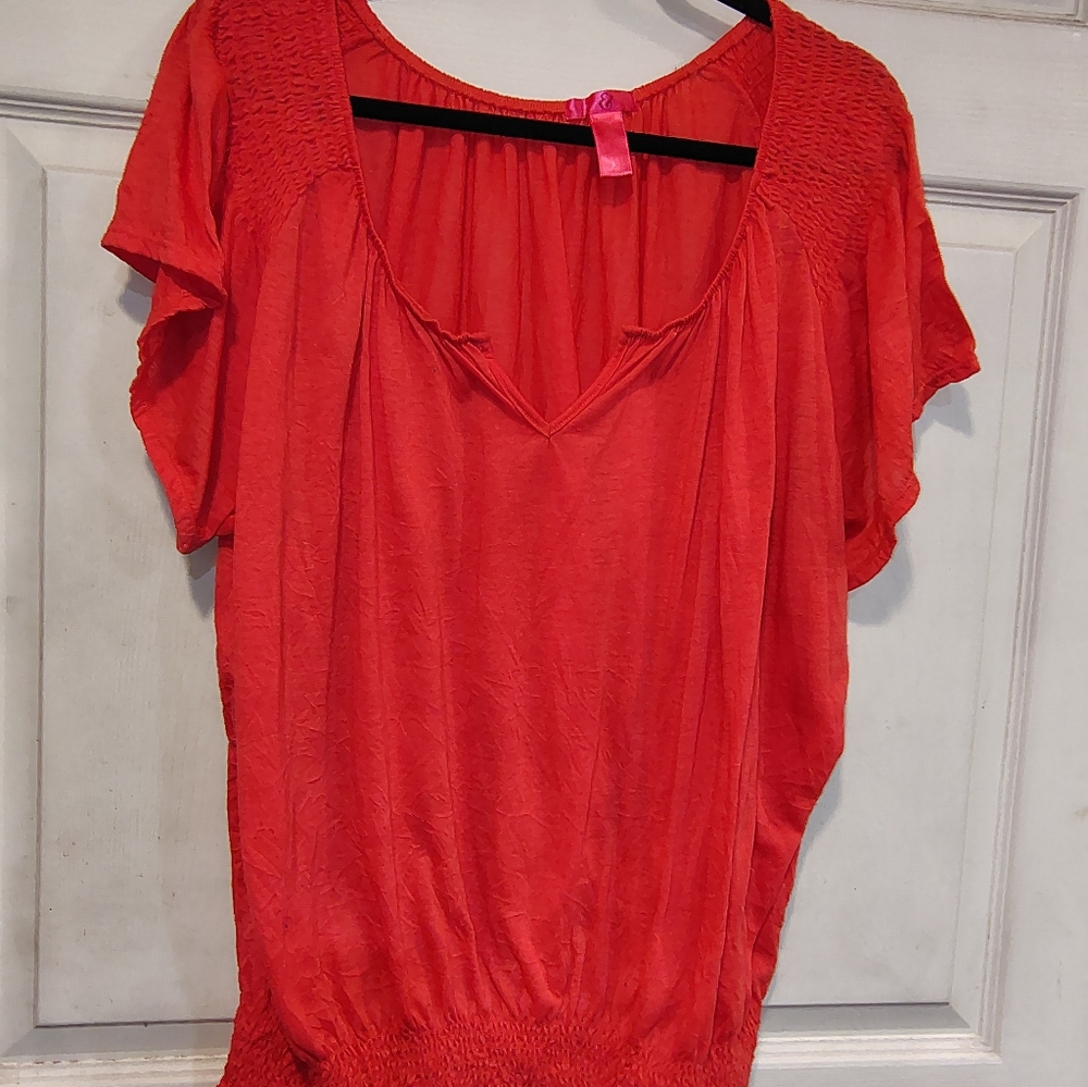 Coral/Orange Blouse